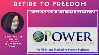 Getting Your Webinar Started!