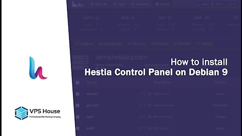 [VPS House] How to config the Hestia Control Panel?