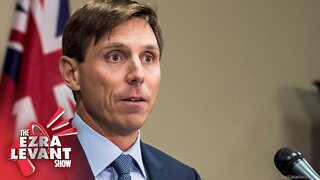 Where was Patrick Brown at the Conservative leadership debate?