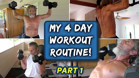 My 4 Day Workout Routine Part 1 | Dr. Robert Cassar