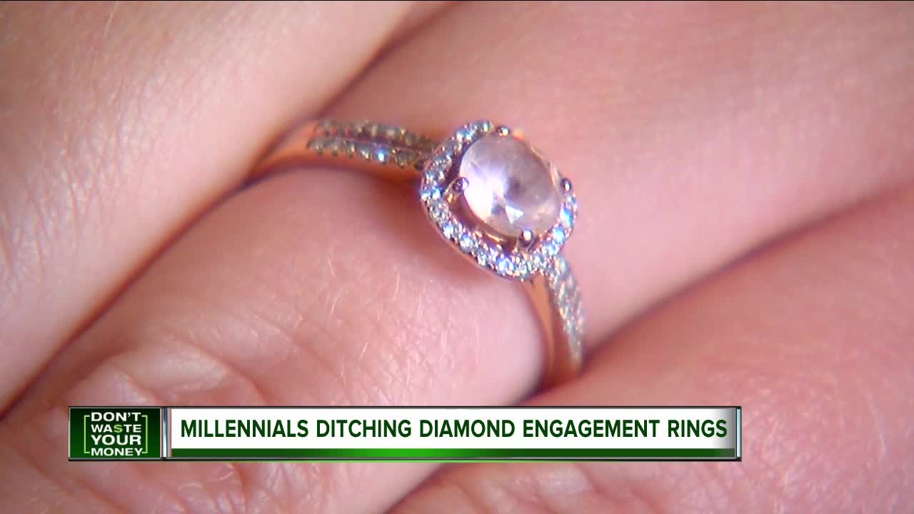 Millennials are ditching diamond engagement rings