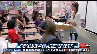 Governor issues order to postpone large events