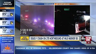 Wrong-way driver killed in head-on crash on I-275