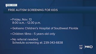 Free Autism Screenings