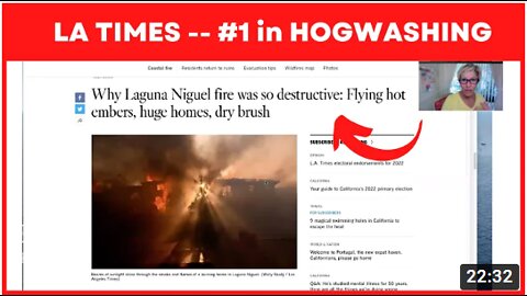 LA TIMES HOGWASH ABOUT COASTAL FIRE