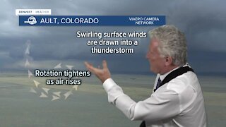 What is a landspout tornado?