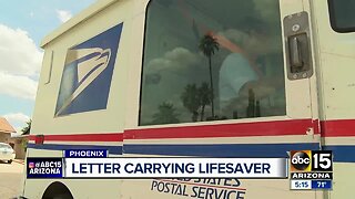 Phoenix letter carrier helps save woman's life