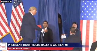 Trump Makes Amazing Sharpie Catch From Crowd