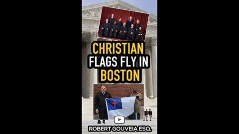 #Christian Flags Fly in #Boston after #SupremeCourt Ruling #SCOTUS #shorts