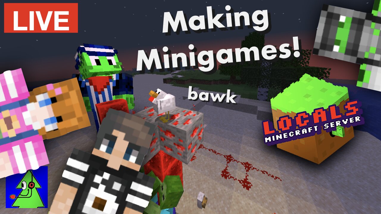 Making Minigames with MyLittleGaming! - Locals Minecraft Server SMP Ep29  LiveStream