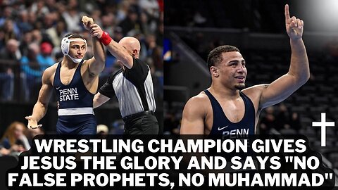 NCAA Takes Down Interview of Wrestler Giving Glory to JESUS!