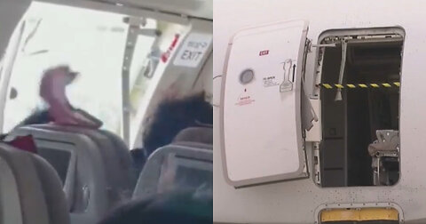Chaotic Moment Caught on Video as Passenger on Asiana Flight Opens Emergency Door While Still in Air
