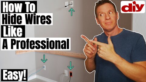 How to hide wired behind the wall like a pro: Quick & easy!