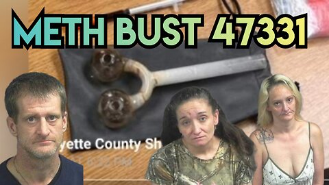 Hilarious Meth bust in Connersville, IN