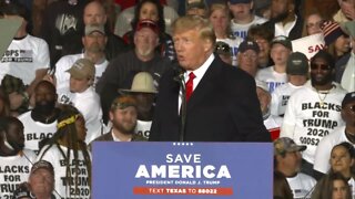 President Trump speaks at Texas rally