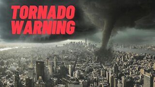 tornado warning (Official Footage) Calvary Dover Tornado