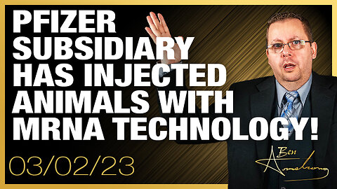 Holy Cow! Pfizer Subsidiary Has Injected 100 Million Animals With mRNA Technology!