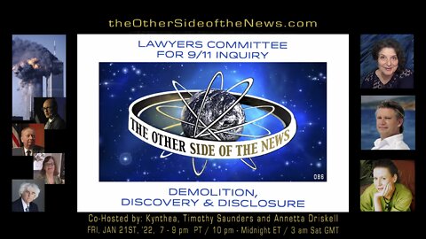 9/11 INQUIRY - 'DEMOLITION, DISCOVERY & DISCLOSURE' © TOSN 86 - 01.21.22