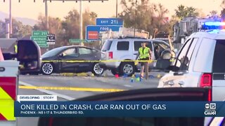 I-17 closed for hours after a fatal crash Monday