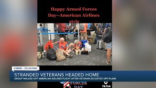 Stranded vets coming home