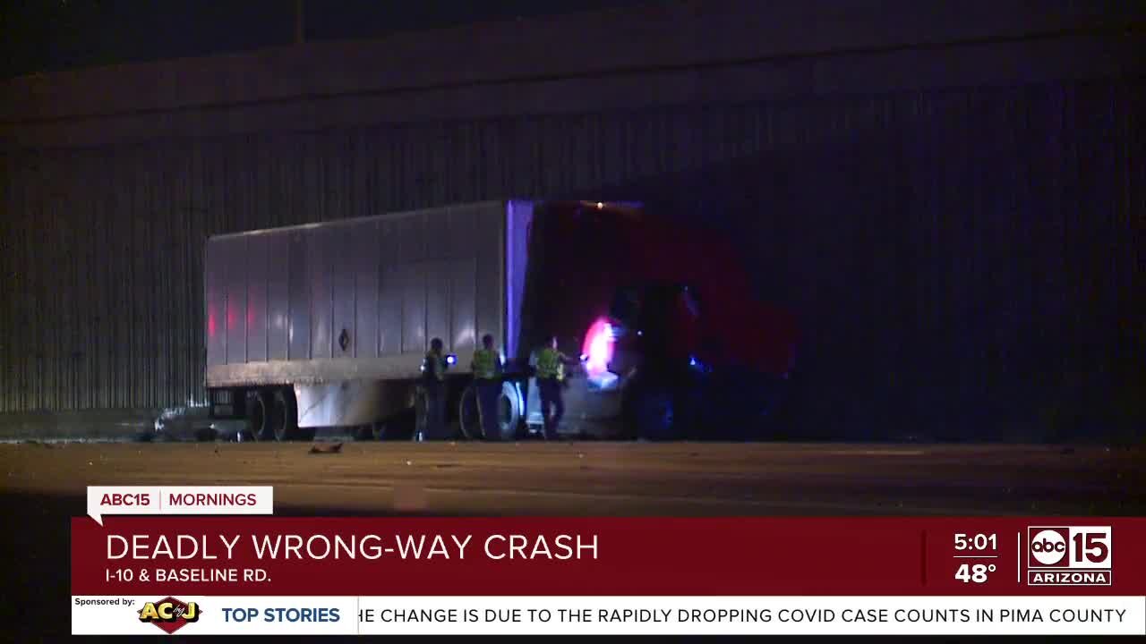 Deadly Wrong Way Crash Shuts Down I 10 At Us 60