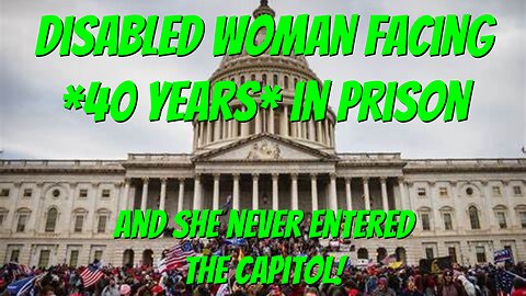 J6er Jalise Middleton and Her Husband Face FORTY YEARS...and NEVER entered the Capitol!