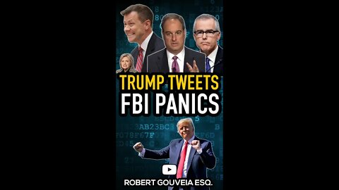#FBI Panicked After #Trump Tweets #shorts