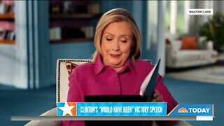 Hillary Cries As She Reads Her Would Be 2016 Victory Speech