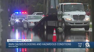 Flooding in Boca Raton causes problems for drivers