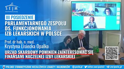 Urząd Skarbowy powinien zainteresować się finansami Naczelnej Izby Lekarskiej - Prof. Opalko