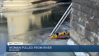 Dive teams pull pulseless, non-breathing woman from Milwaukee River