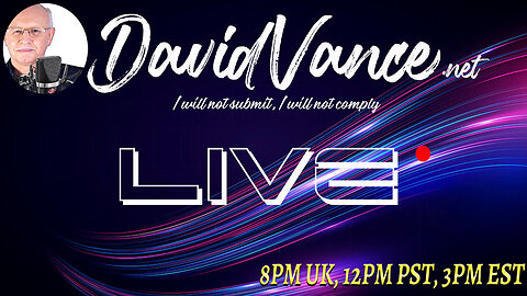 David Vance Live with Producer Ged