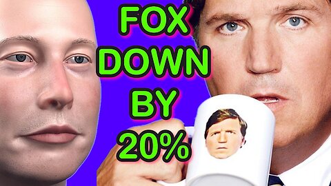 Tucker and Elon Same Category Fox News Down by 20%