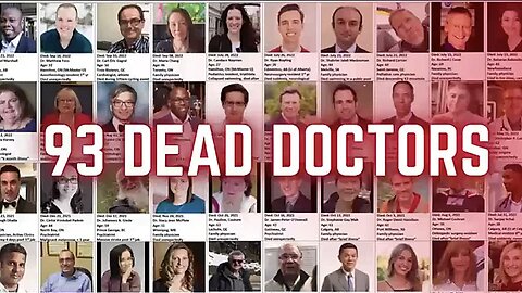 1900 DEAD DOCTORS & COUNTING "YOUNGER DOCTORS ARE DYING AT 8 TIMES THE NORMAL DEATH RATE