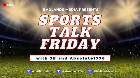 Sports Talk Ep 17 - Fri 12:00 PM ET -