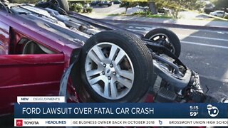 Mother suing Ford after daughter killed in car crash