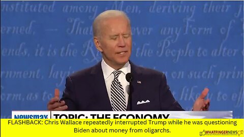 FLASHBACK: Chris Wallace repeatedly interrupted Trump while he was questioning Biden