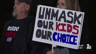 Howard County parents, students rally to end mask mandate in county schools