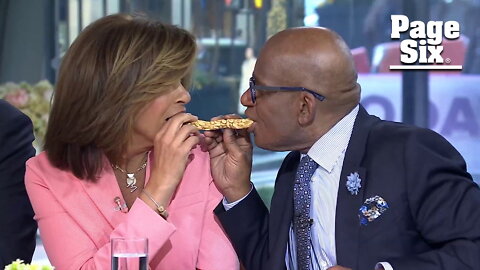 Al Roker and Hoda Kotb had a total "Lady and the Tramp" moment