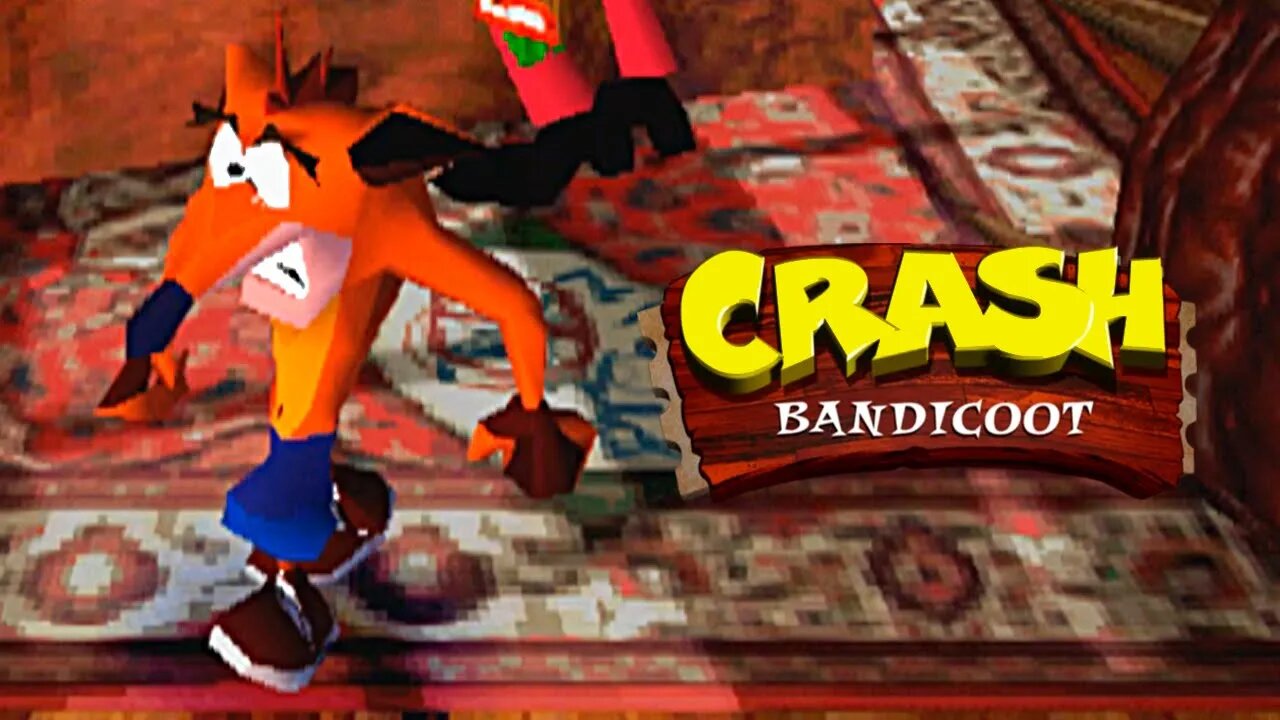 CRASH BANDICOOT 1 (PS1) #9 - Pinstripe, The High Road & Slippery Climb ...