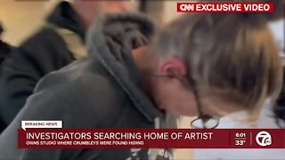 Investigators searching home of artist