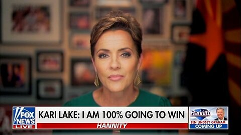 WATCH: Kari Lake Joins Sean Hannity to Explain That She's 100% Going to Win