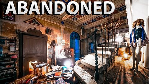 Abandoned Fairy Tale Millionaires Mansion With Cars & Everything Left Inside