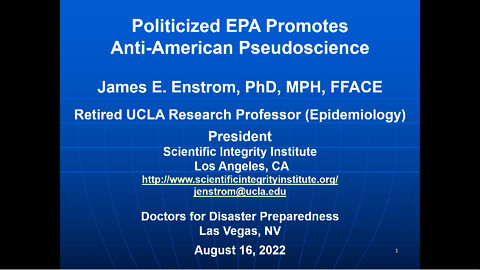 Politicized EPA Promotes Anti-American Pseudoscience