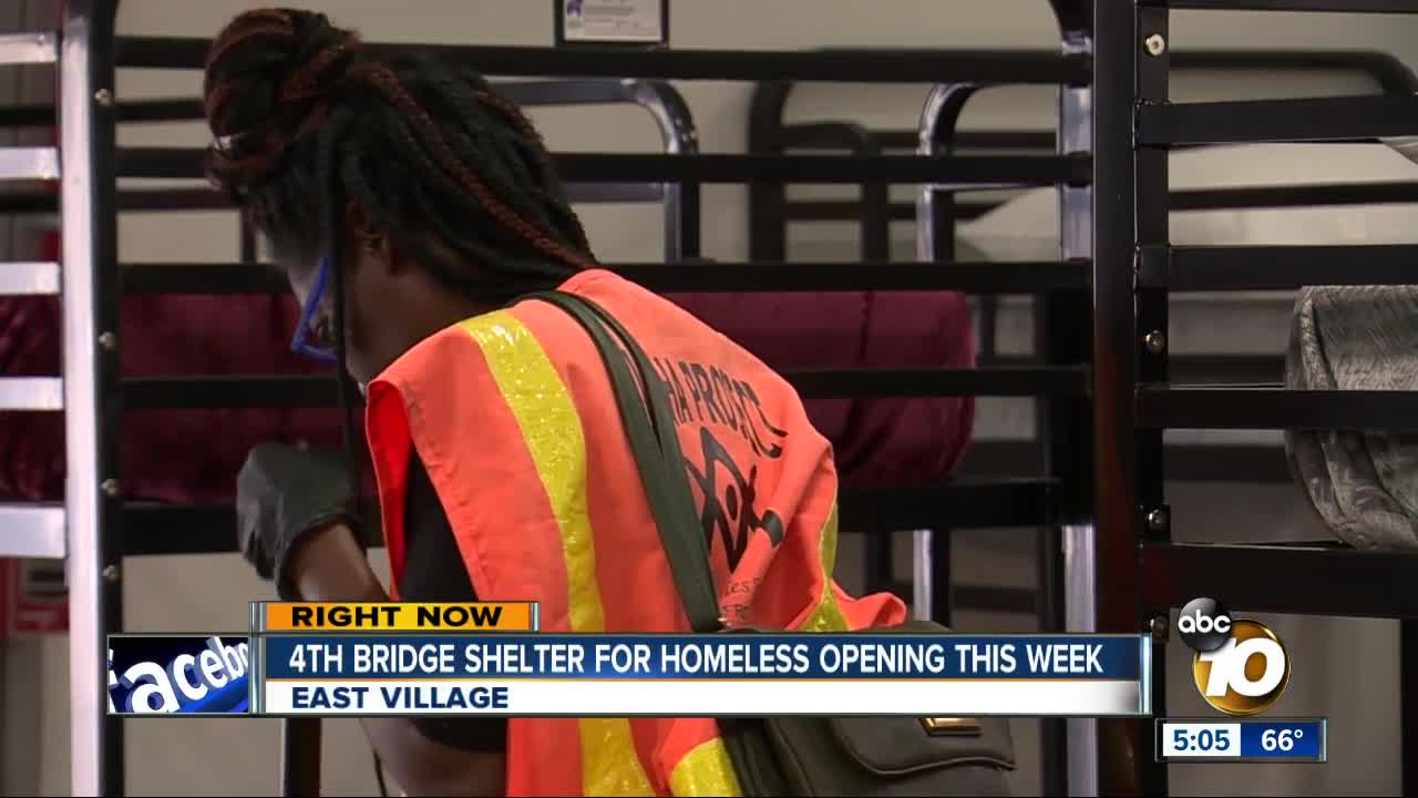 4th homeless shelter opening this week
