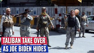 THE TALIBAN ARE BROADCASTING LIVE FROM THE PRESIDENTIAL PALACE IN AFGHANISTAN - JOE BIDEN IS HIDING