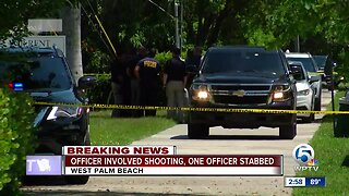 Officer-involved shooting, police officer stabbed in West Palm Beach