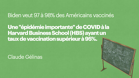 Une "épidémie importante" de COVID à Harvard ayant un taux de vaccination supérieur à 95%