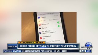 Check your phone settings to protect your privacy