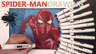 Lovely Spider-Man drawing